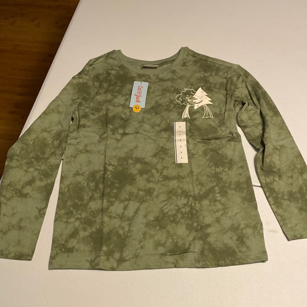 Kid tie dye long sleeve t